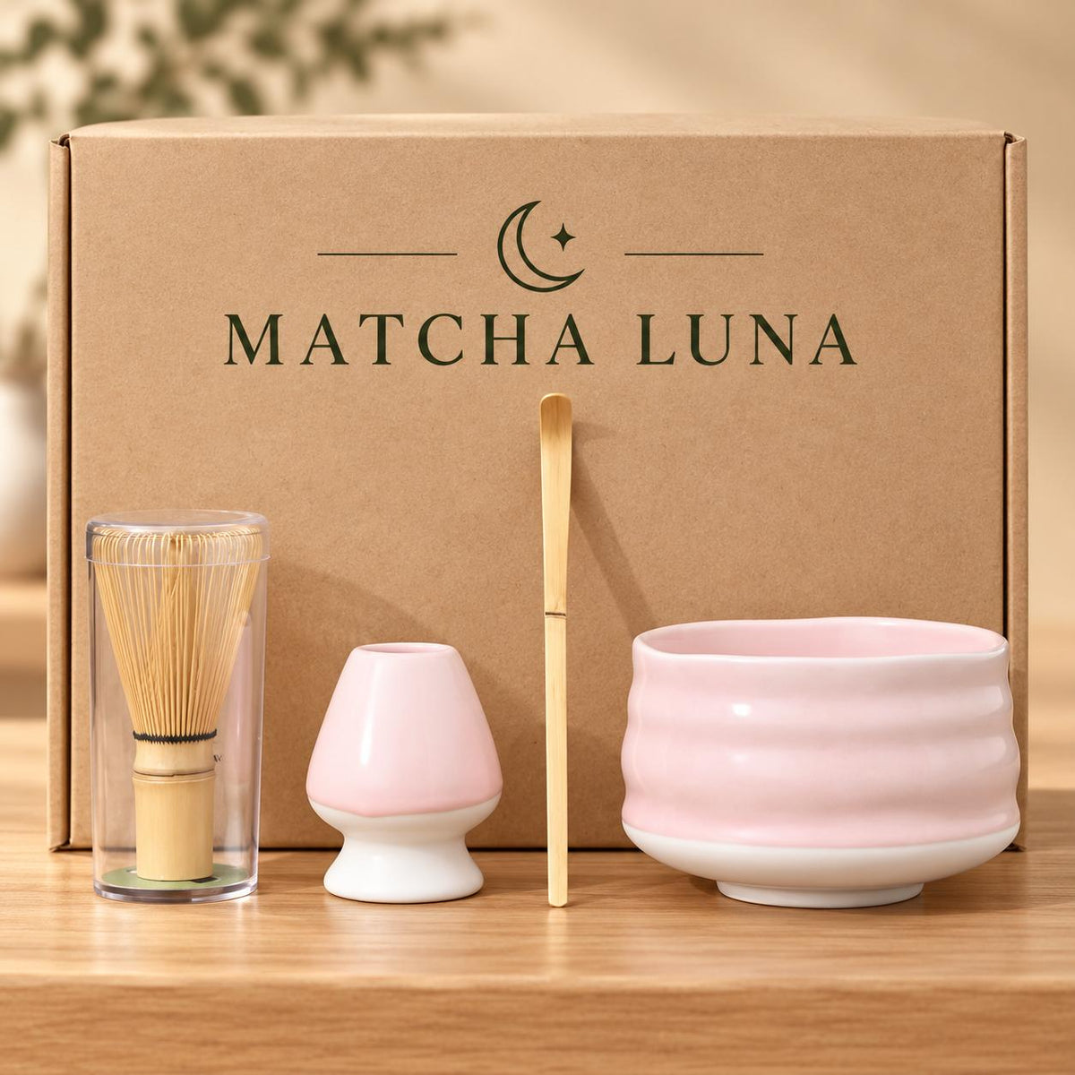 Matcha-Zubehör-Set – Rosé